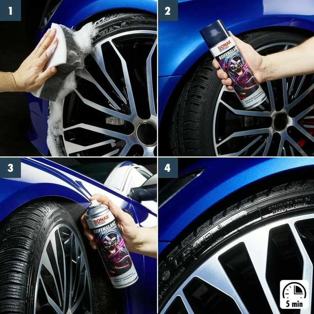 SONAX Padangų juodintojas Juodas Beast, 500ml 434400