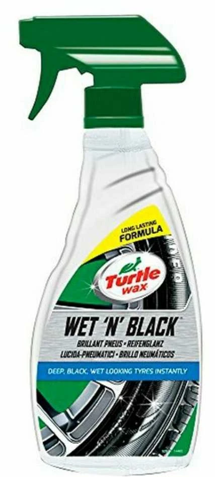 Turtle Wax WET N Juodas, padangų juodinimo priemonė, 500 ml