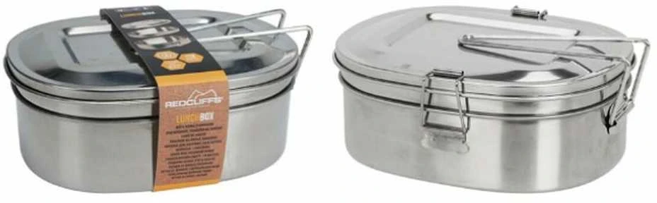 RedCliffs Maisto talpa Pusryčių dėžutė 350/900 ml, 2 dalių, nerūdijančio plieno