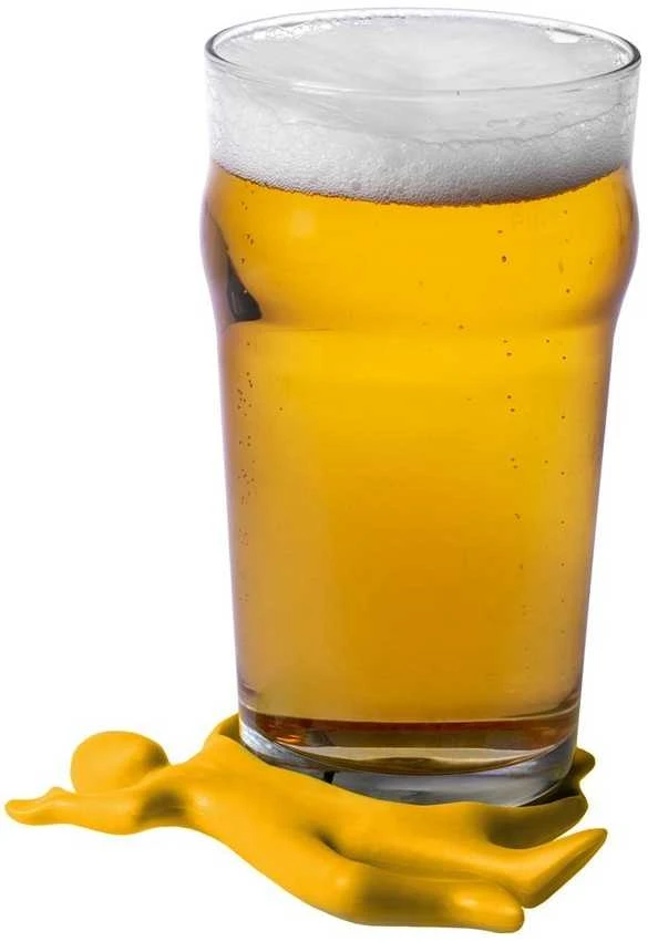 Padėkliukas stiklinėms, puodeliams - oranžinis