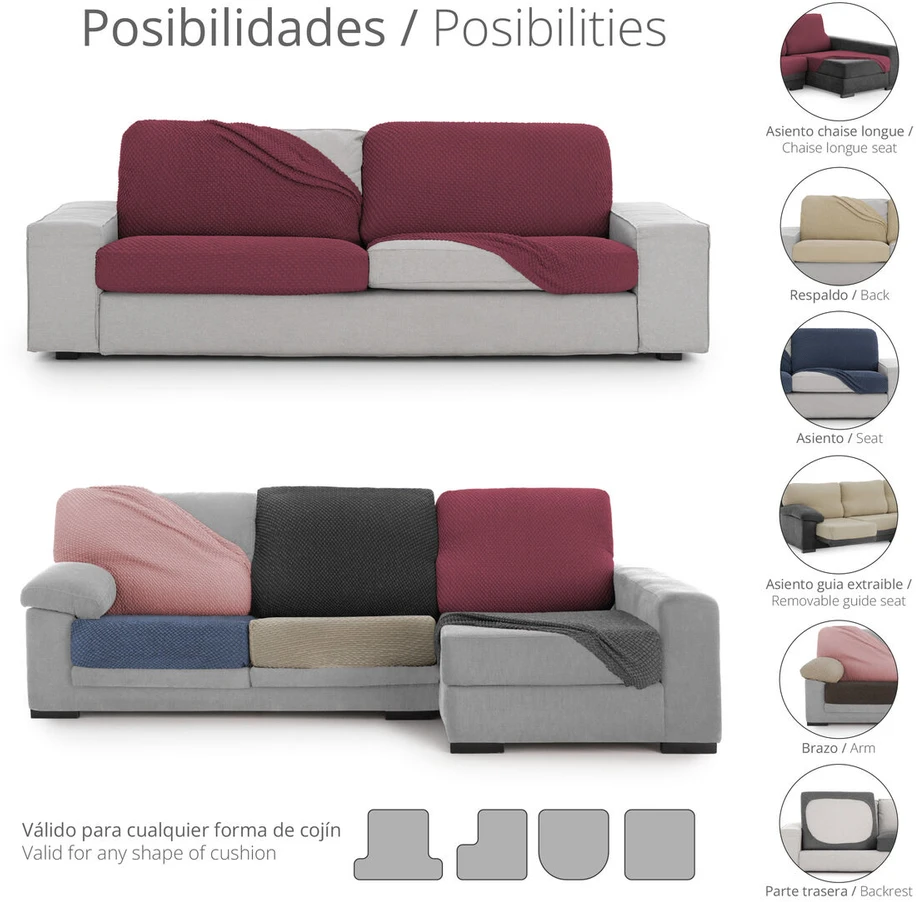 Pagalvėlės užvalkalas Eysa THOR Rusvai gelsva Sofa