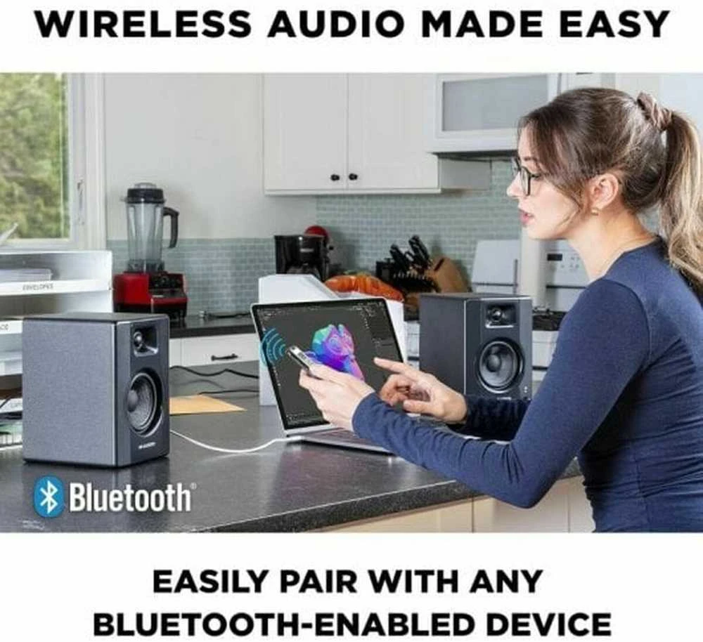 M-AUDIO BX3 BT 2x garsiakalbis Juodas Wired + Bluetooth 50 W