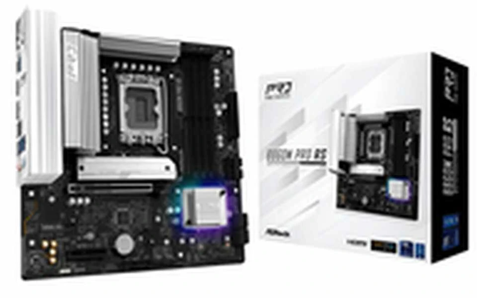 Asrock B860M Pro RS Intel B860 LGA 1851 (Socket V1) micro ATX pagrindinė plokštė