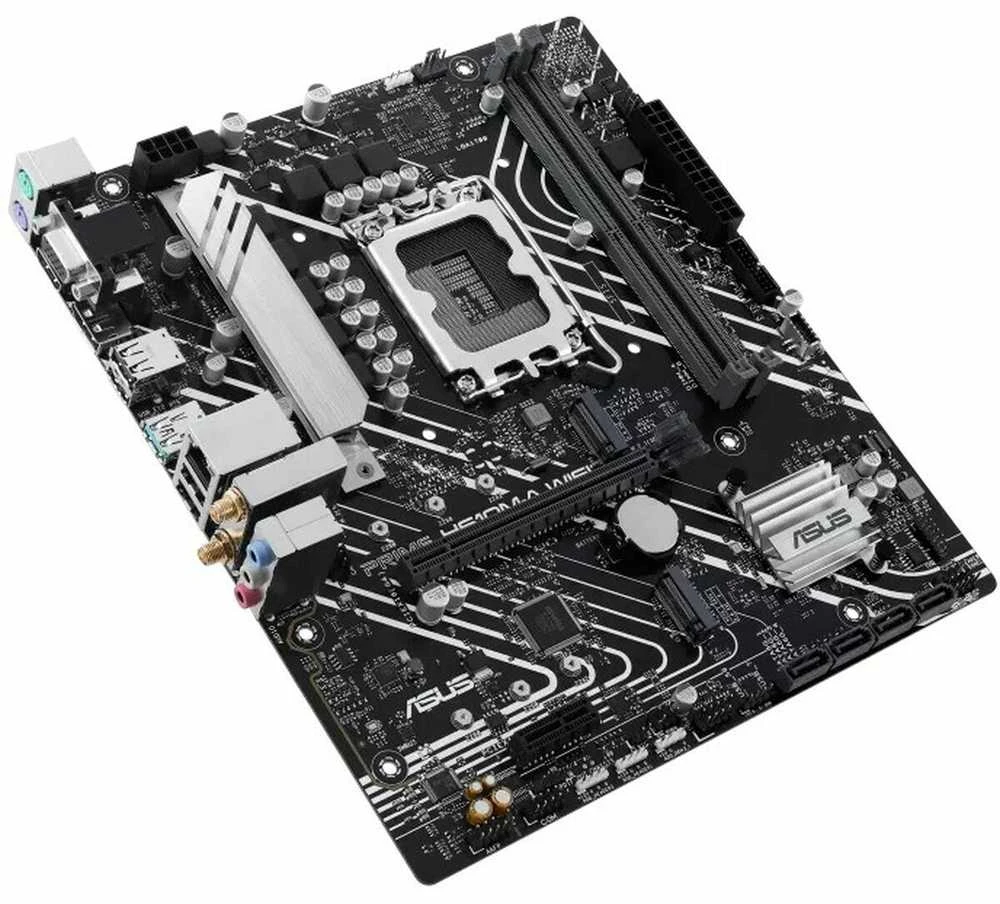 Pagrindinė plokštė „Asus“ | Procesorių šeima „Intel H610“ | Procesoriaus lizdas 1 x LGA1700 lizdas | 2 DIMM lizdai - DDR5, be ECC, nebuferiniai | Palaikomos standžiojo disko sąsajos SATA-600, 1 x M.2 | SATA jungčių skaičius 4