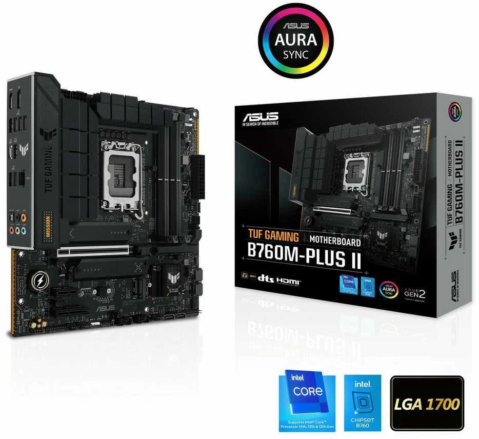 Pagrindinė plokštė ASUS TUF Gaming B760M-PLUS II
