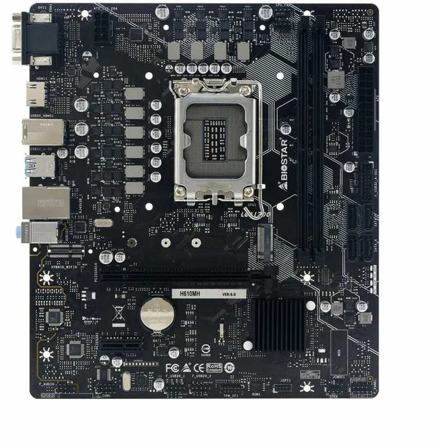Motininė Plokštė - BIOSTAR H610MH D5 Micro ATX