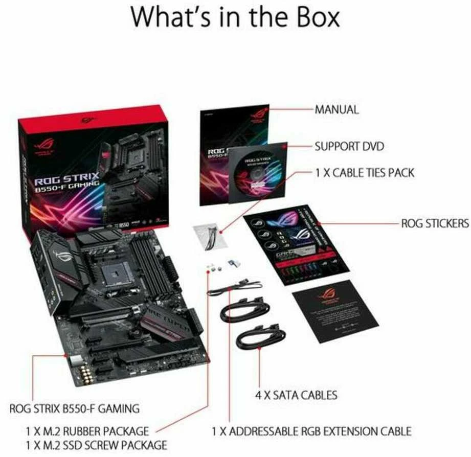 Pagrindinė plokštė ASUS  AMD B550 /SAM4 / ATX /3xPCI-Express 3.0 1x / 1xPCI-Express 3.0 16x /2xM.2 / 1xPCI-Express 4.0 16x / Memory DDR4 / Memory slots 4
