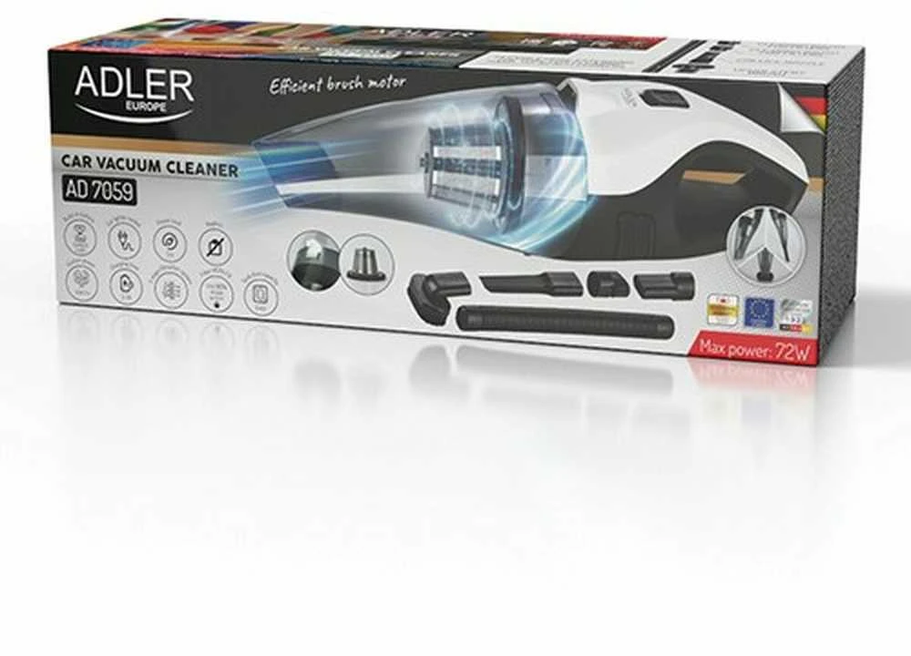 Automobilinis dulkių siurblys Adler AD 7059, USB C / 12 V