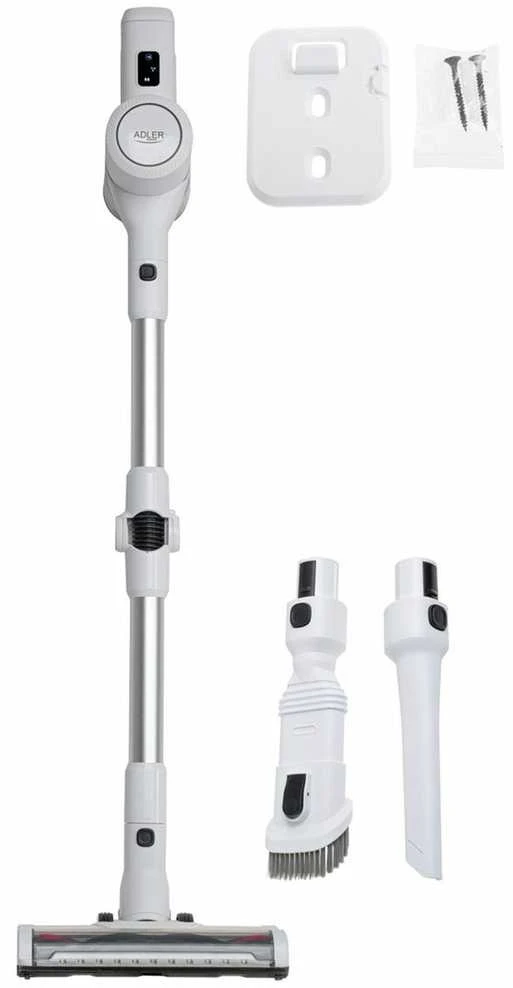 Adler Dulkių siurblys | AD 7060 | Belaidis veikimas | 350 W | 22 V | Veikimo laikas (maks.) 35 min. | Balta | Garantija 24 mėn.