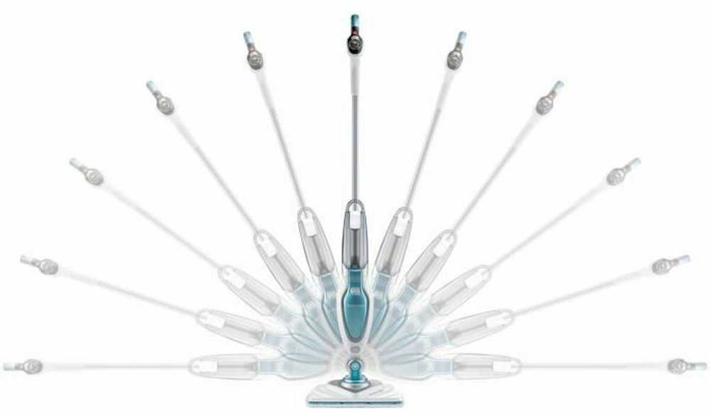 Dulkių siurblys Black & Decker „Juodas & Decker“ garinė šluota 1600 W Juodas & Decker [FSM1630-QS]