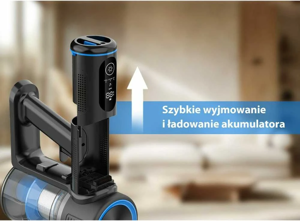 Dulkių siurblys upright hoover Blaupunkt 25.2V VCH801