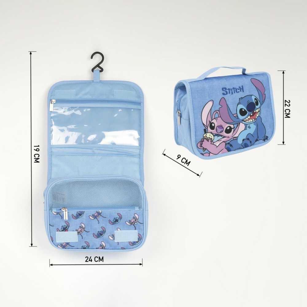 Pakabinamas, sulankstomas Disney Lilo ir Stitch kosmetinis krepšys