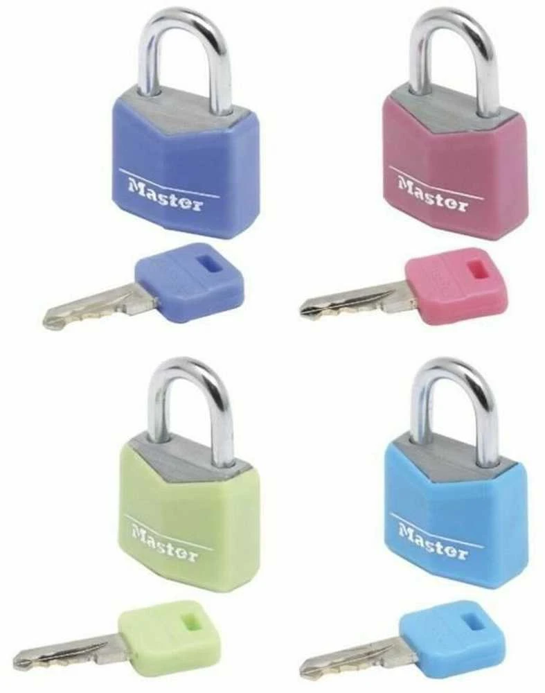 Master Lock 4 Pakabinamos spynos 20mm 9120EURQCOLNOP