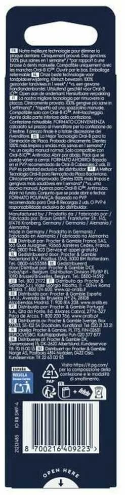 Oral-B Ts iO Apsauginės Balto Plovimo Galvutės 4 Vnt.