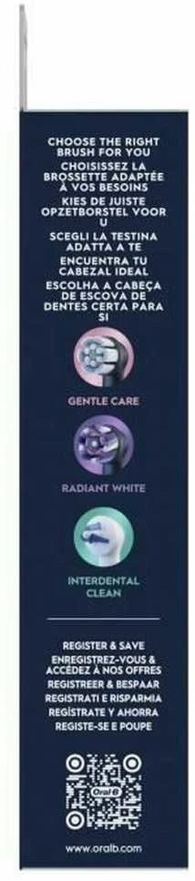 „Oral B iO“ serijos „Ultimate Clean Juodas“ keičiamos dantų šepetėlio galvutės – juodos – 8 vnt.