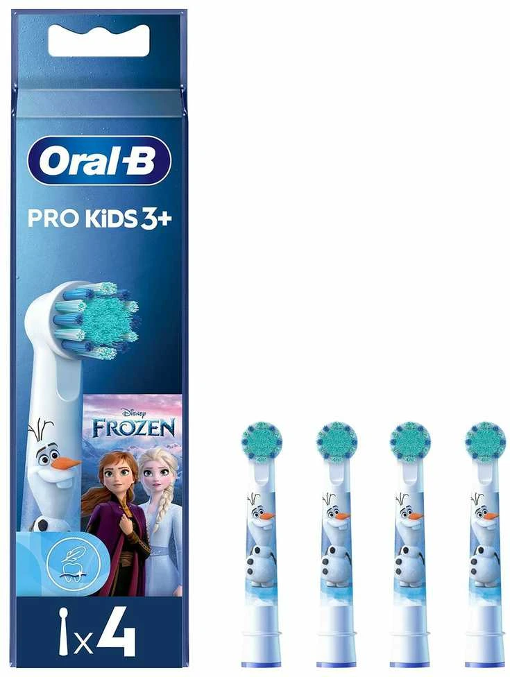Oral-B Kids Frozen Replacement Heads dantų šepetėlio galvutės, 4 vnt.