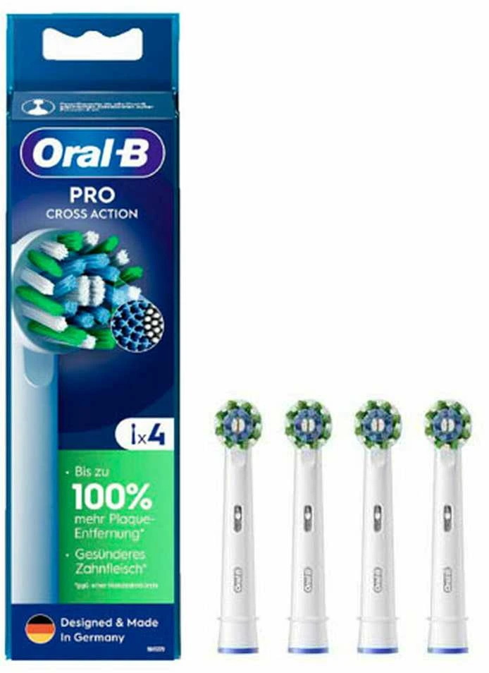 Oral-B CrossAction šepetėlių galvutės, 4 vnt