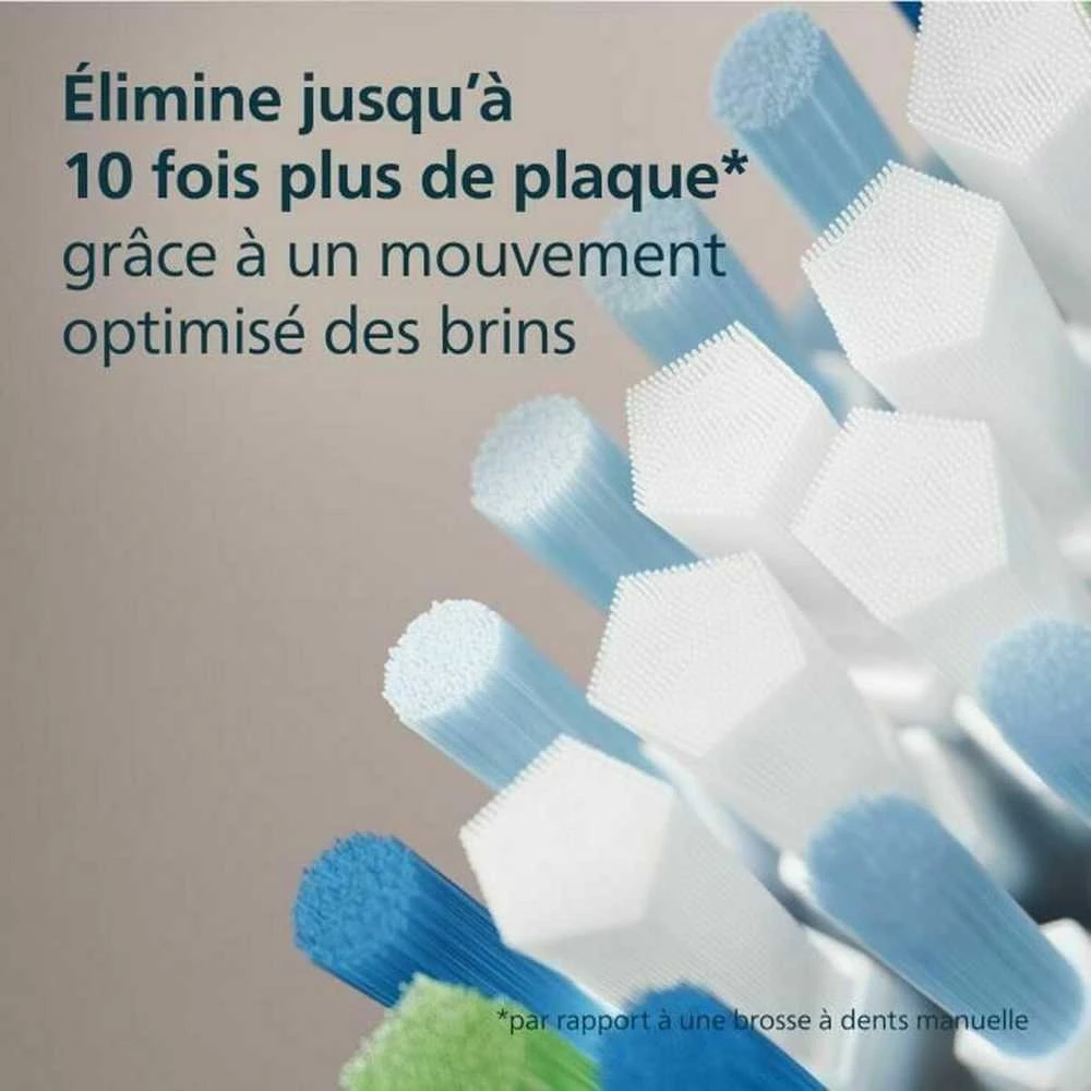 4 dalių šepetėlių galvučių pakuotė Philips Sonicare Premium Plaque Defence HX9044/88