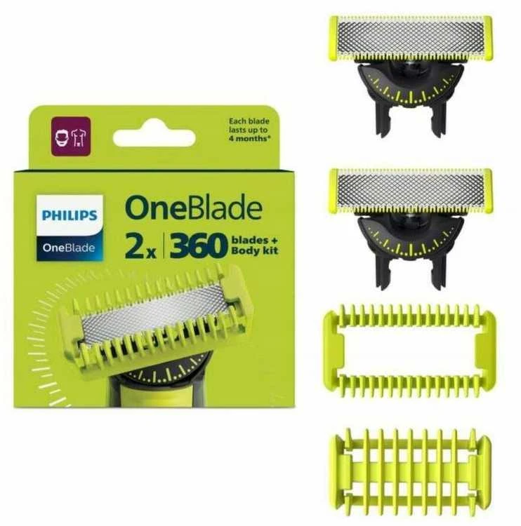 PHILIPS ONEBLADE FACE&BODY 360 VAIHTOTERÄT, 2-PACK