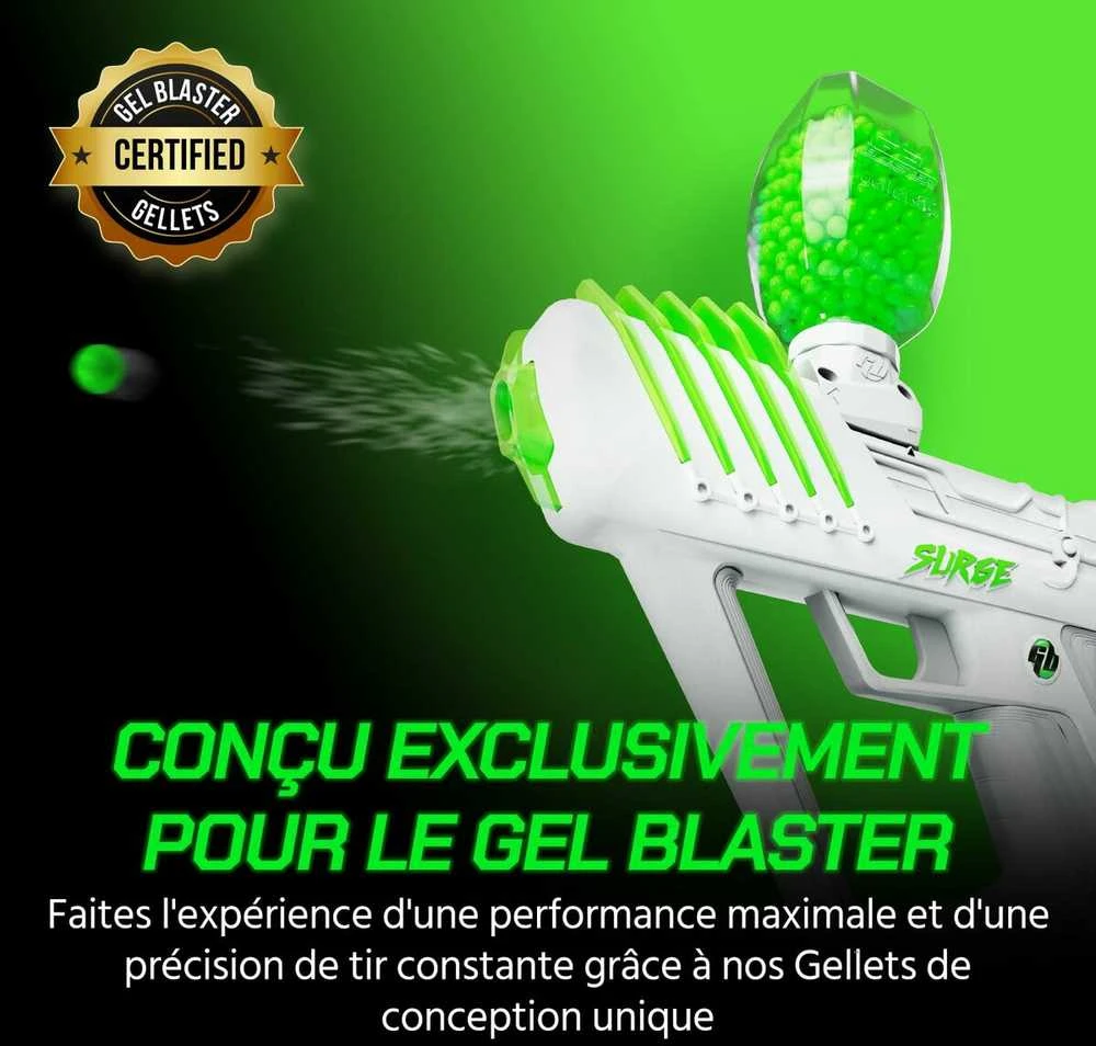 Gel Blaster Žaidimų Šautuvas - Geliniai Rutuliukai 10k Žalias