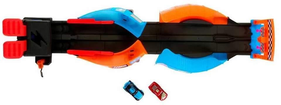 Mattel „Cars Night Race“ šviečianti trasa „HPD80“