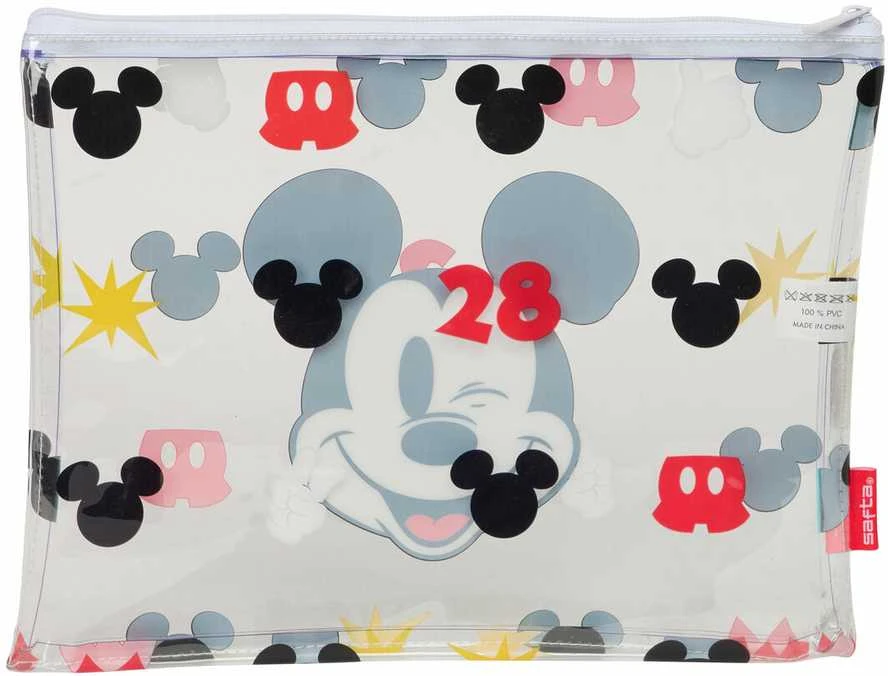 Safta Paplūdimio krepšys Mickey Mouse Clubhouse Beach Spalvotas Skaidrus