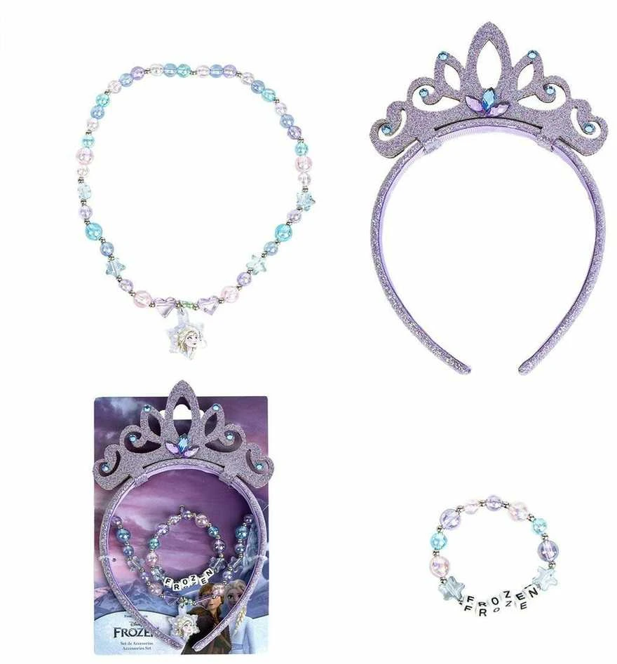 Papuošalų komplektas Frozen Mėlyna 3 Dalys
