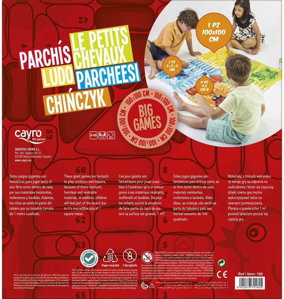 Parchis Giant Cayro (100 x 100 cm)