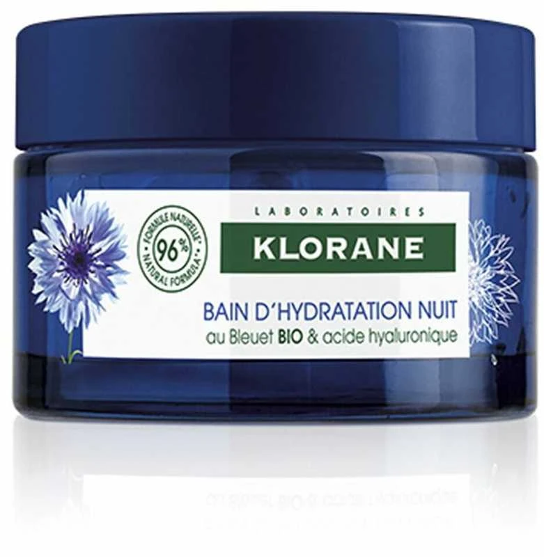 "Klorane" ekologiška rugiagėlių naktinė drėkinamoji procedūra 50ml