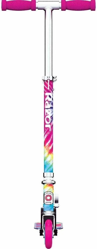 Paspirtukas - Razor A Tie-Dye 2 Ratų Reguliuojamas Sulankstomas Daugiaspalvis