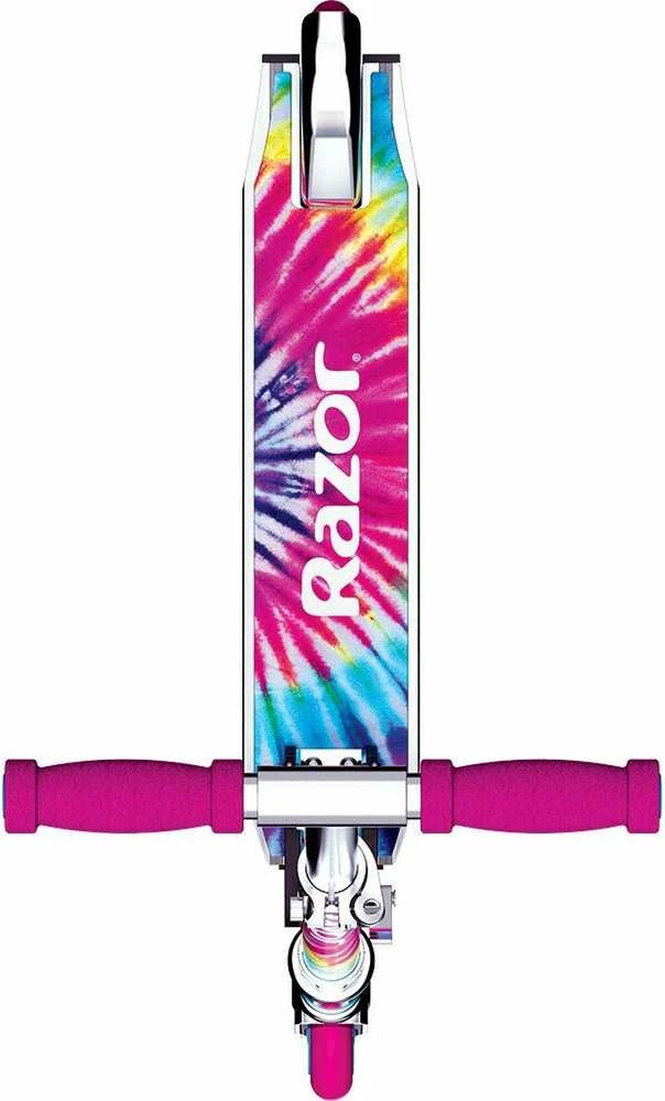 Paspirtukas - Razor A Tie-Dye 2 Ratų Reguliuojamas Sulankstomas Daugiaspalvis