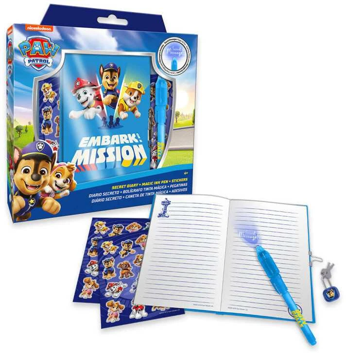 Kids Euroswan „Paw Patrol“ stebuklingo rašiklio dienoraštis