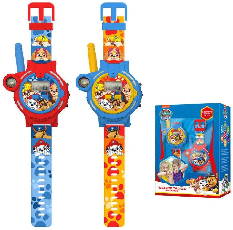 Kids Euroswan - Akcesoria licencyjne Laikrodis „2 viename“ su „Paw Patrol“ racija