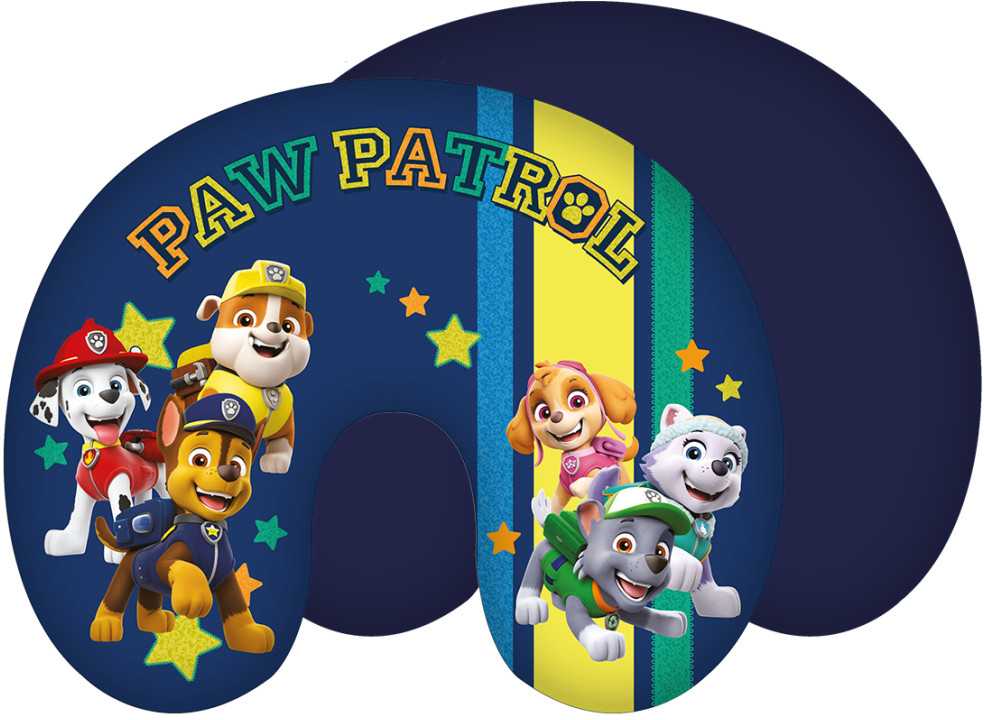 Poduszka turystyczna rogal Psi Patrol Paw pieski kolorowa August 23