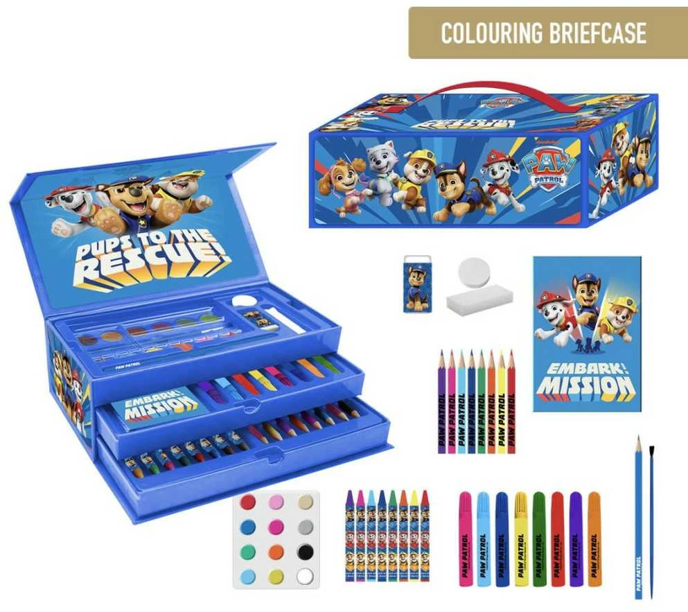 CERDÁ Paw Patrol colouring stationery case