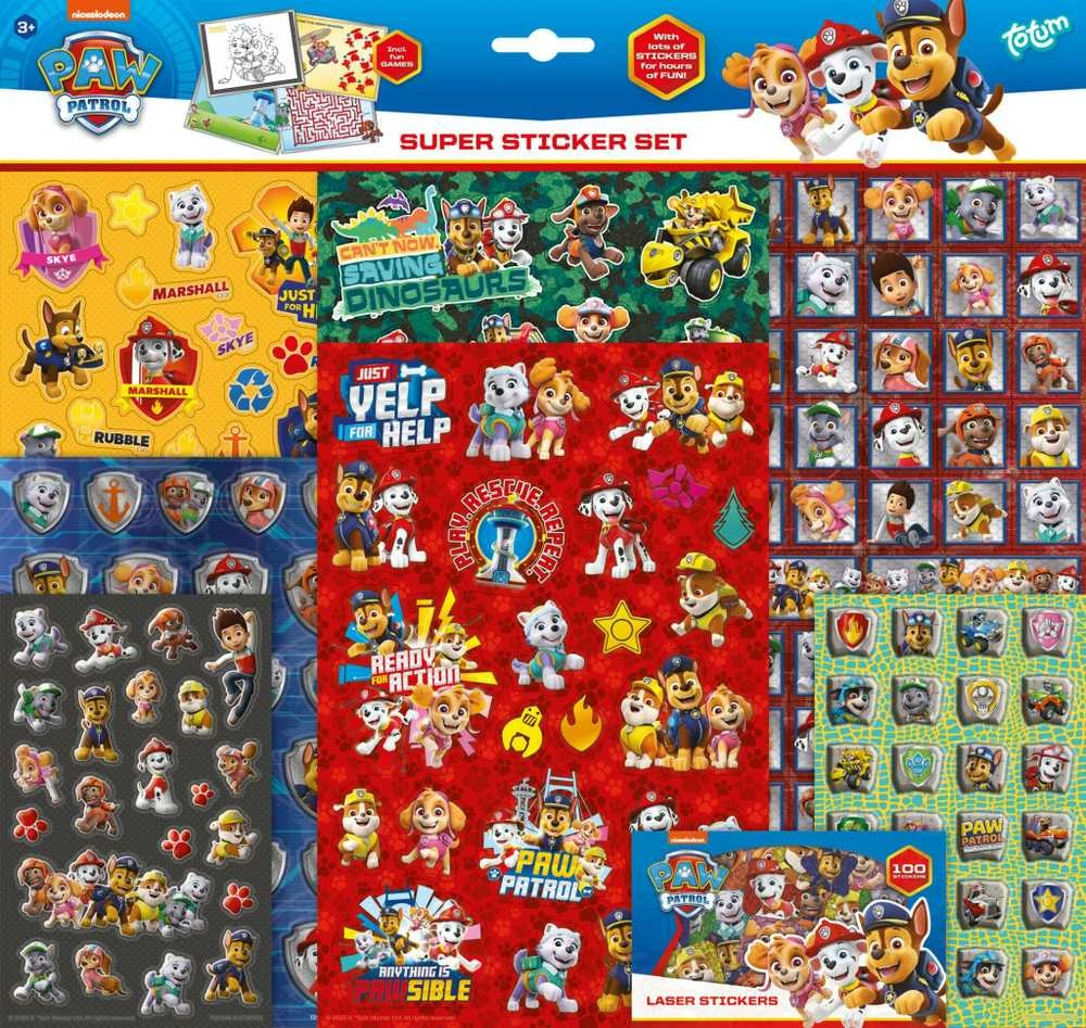 Zdesign TOTUM PAW PATROL lipdukų rinkinys, 720985