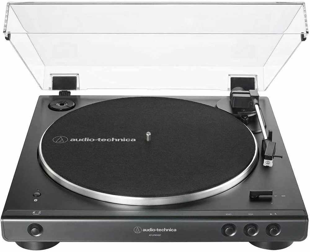 Audio Technica AT-LP60XBT Visiškai automatinis patefonas, Juodas