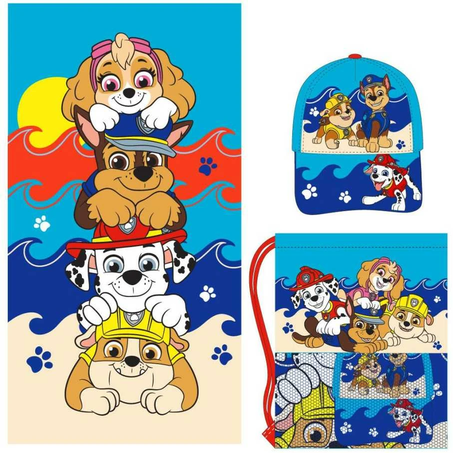 CERDÁ Spin Master Paplūdimio rankšluostis The Paw Patrol Mėlyna 20 x 35 x 4 cm 3 Dalys