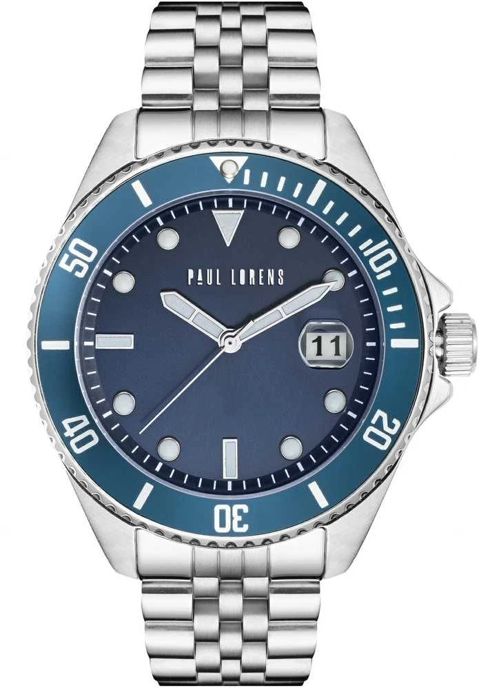 PAUL LORENS MALE WATCH - PL13030B-6C1(zg350d) + BOX
