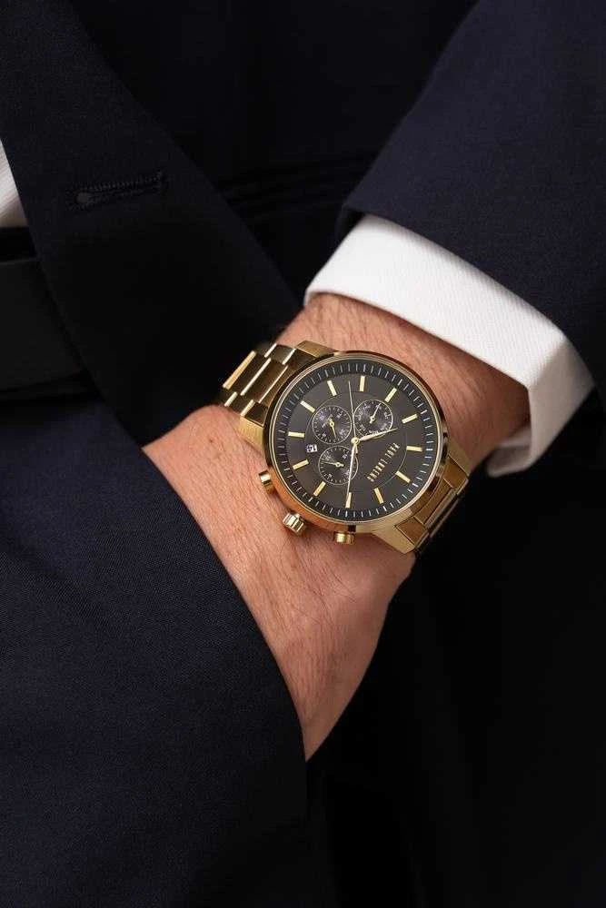 PAUL LORENS MALE WATCH - PL20014B-3D1 (zg390b) + BOX