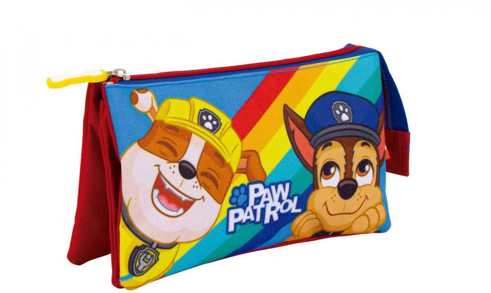 Paw Patrol 3 skyrių pieštukų dėklas 21 cm