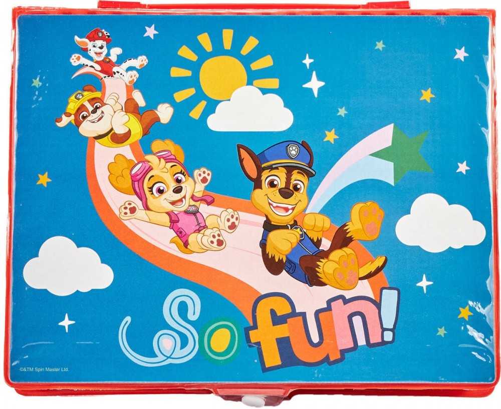 Kids Euroswan - Akcesoria licencyjne Euroswan Plastikinių kreidelių rinkinys dažų lipdukai Paw Patrol