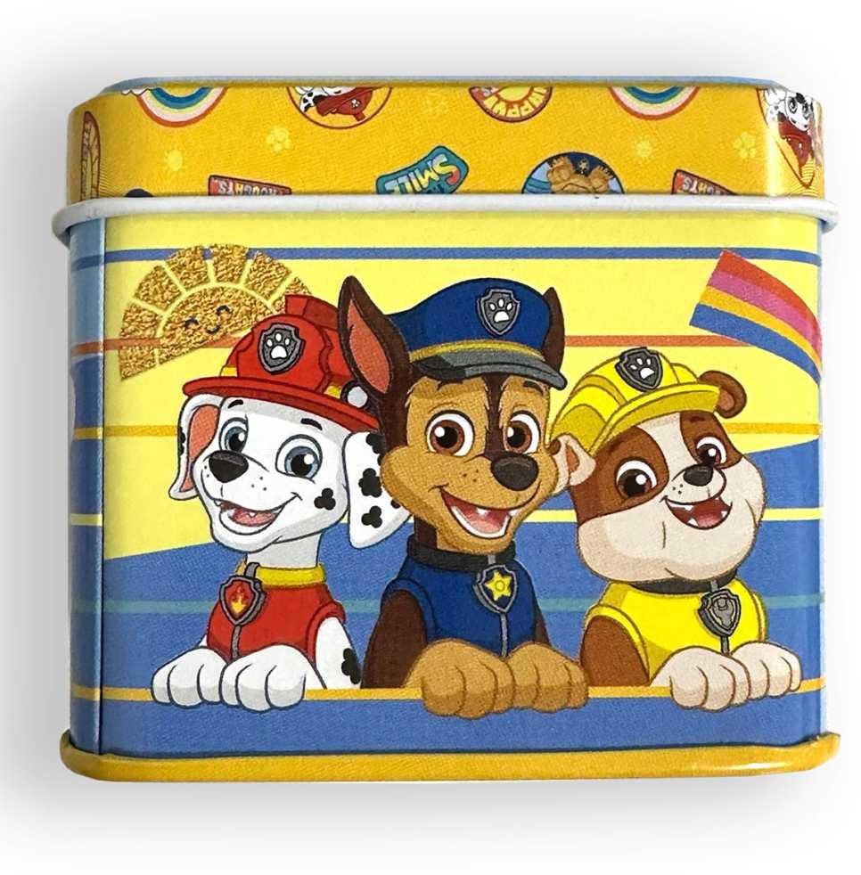 Paw Patrol berniukų mini metalinė dėžutė 7,5 cm