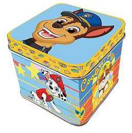 Paw Patrol berniukų mini metalinė dėžutė 7,5 cm