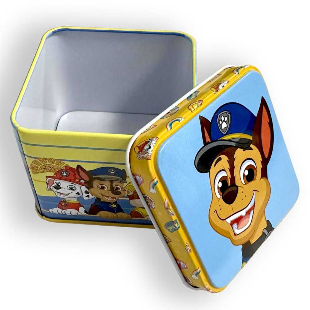 Paw Patrol berniukų mini metalinė dėžutė 7,5 cm