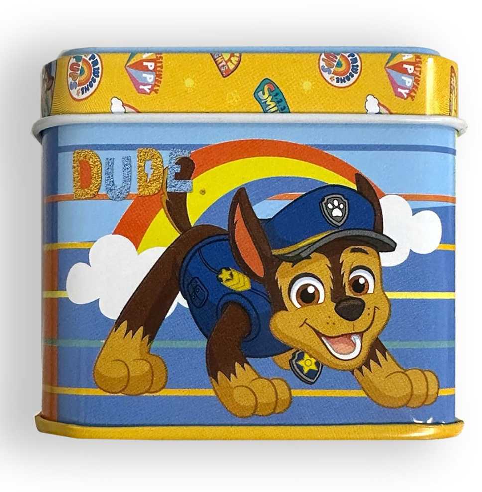 Paw Patrol berniukų mini metalinė dėžutė 7,5 cm