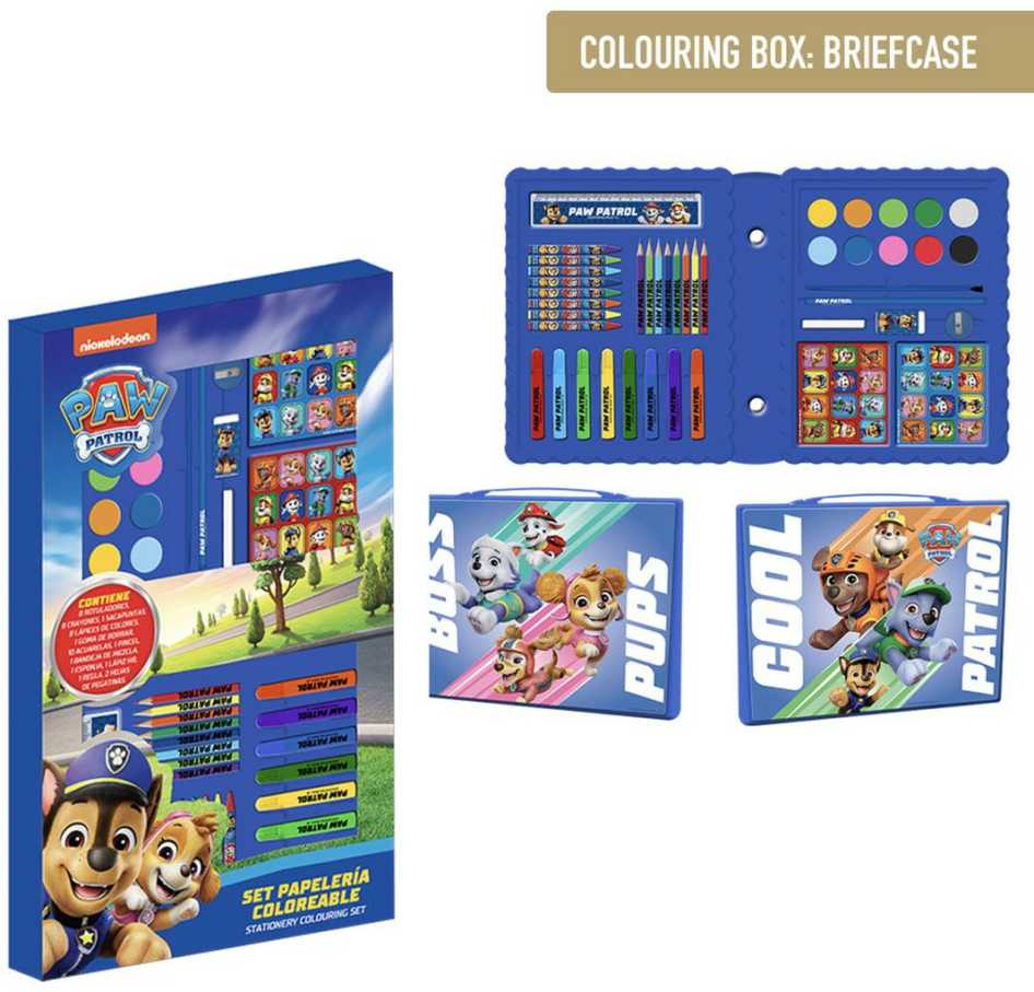 Spin Master CERDÁ Paw Patrol colouring stationery set