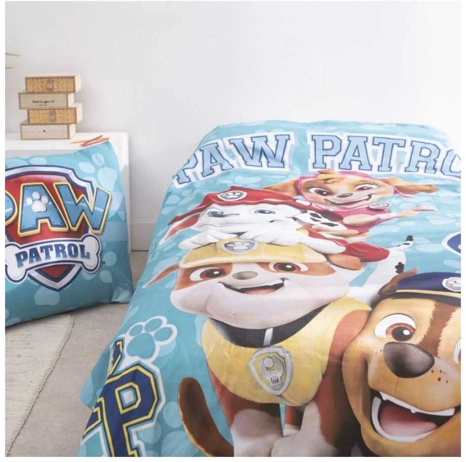 Paw Patrol Brave Paws patalynės komplektas 140x200cm, 65x65 cm