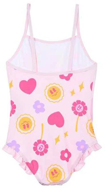 Paw Patrol Draugystės šviesiai rožinis vaikiškas maudymosi kostiumėlis, plaukikas 3 metai / 98 cm