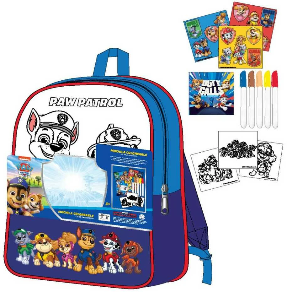 CERDÁ Paw Patrol Diy backpack set